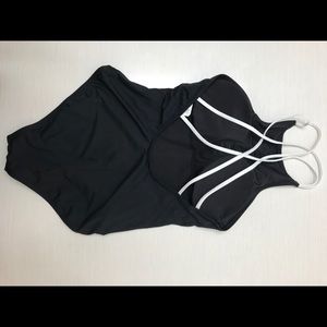 Black and white GAP FIT Swimsuit